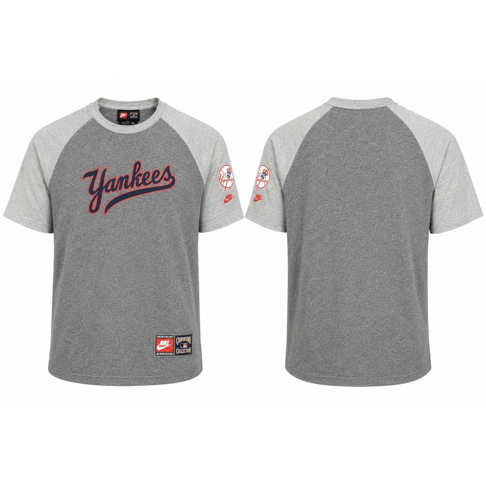 Vintage Nike Team Sports Yankees Cooperstown Collection Raglan T-Shirt Large